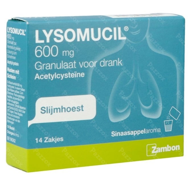 Lysomucil 600 Gran Sach 14 X 600mg