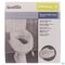 Siege Toilet Savanah 10cm Blanc Homecraft