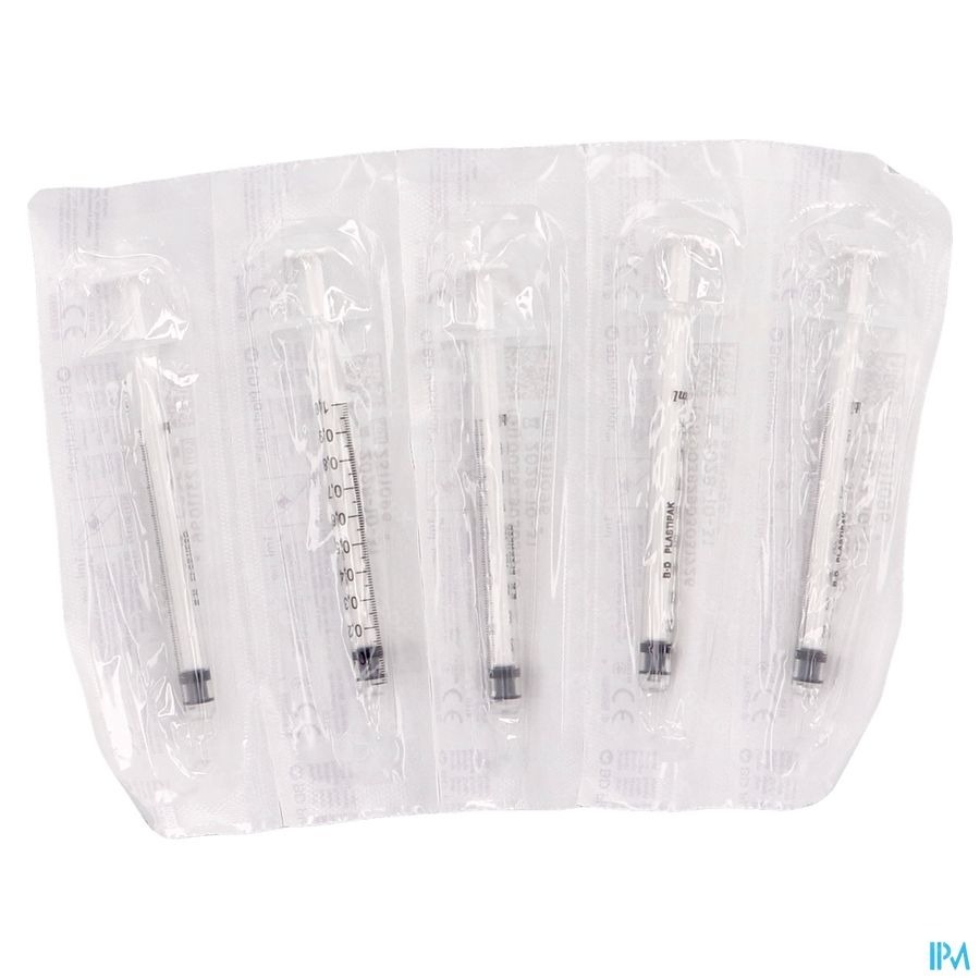 Bd Plastipak Spuit Luer Tuberculine 1ml 10 303172