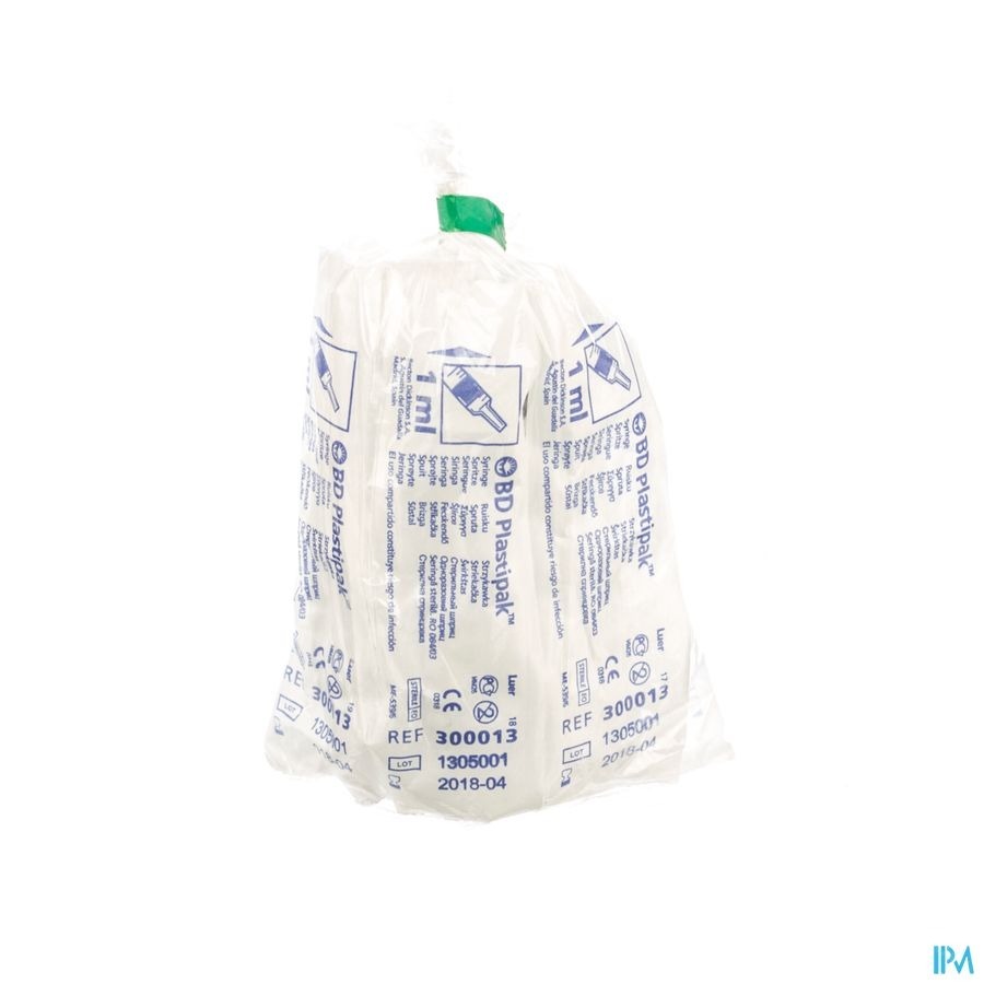Bd Plastipak Seringue Luer Tuberc. 1ml 10 303172