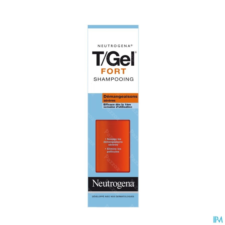 Neutrogena T Gel Fort Anti Roos Shampoo Jeukende Hoofdhuid 250ml