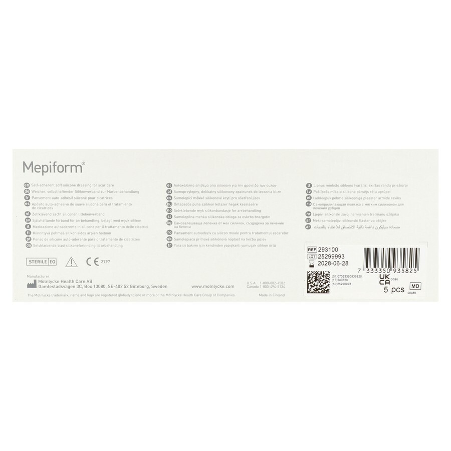 Mepiform Verb Adh Litteken Ster 4x30,0cm 1 293100