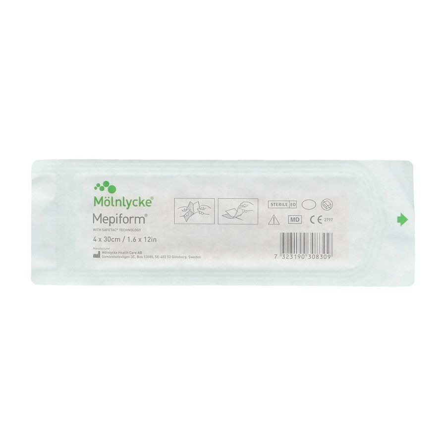 Mepiform Pans Adh A/cicat. Ster 4x30,0cm 1 293100
