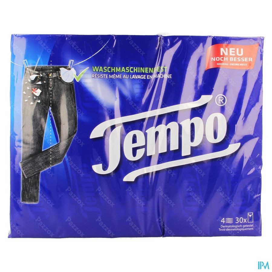Tempo Plus Zakdoekjes 10x30