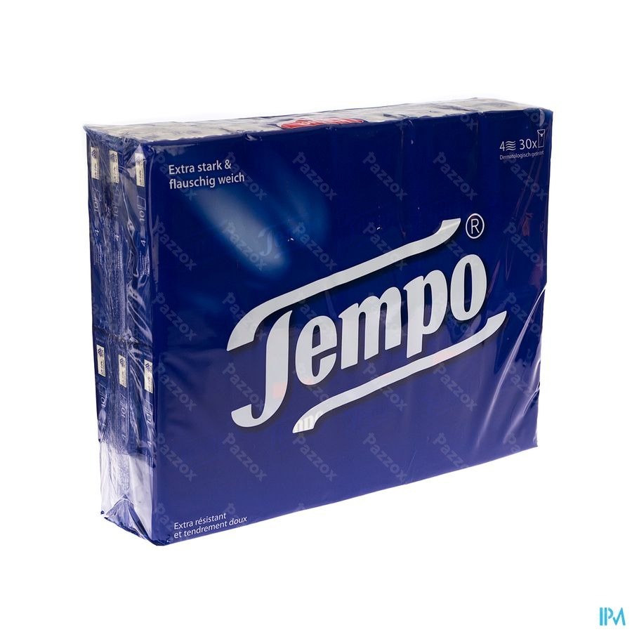 Tempo Plus Zakdoekjes 10x30