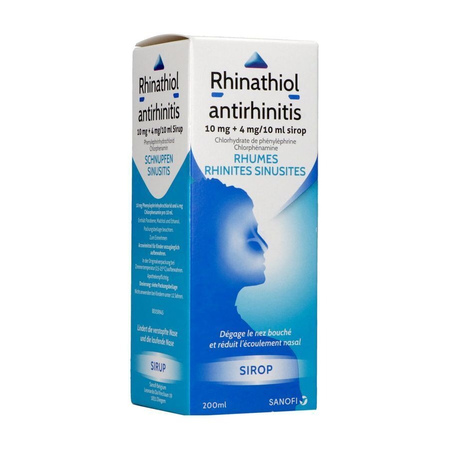 Rhinathiol Antirhinitis Sirop 200ml
