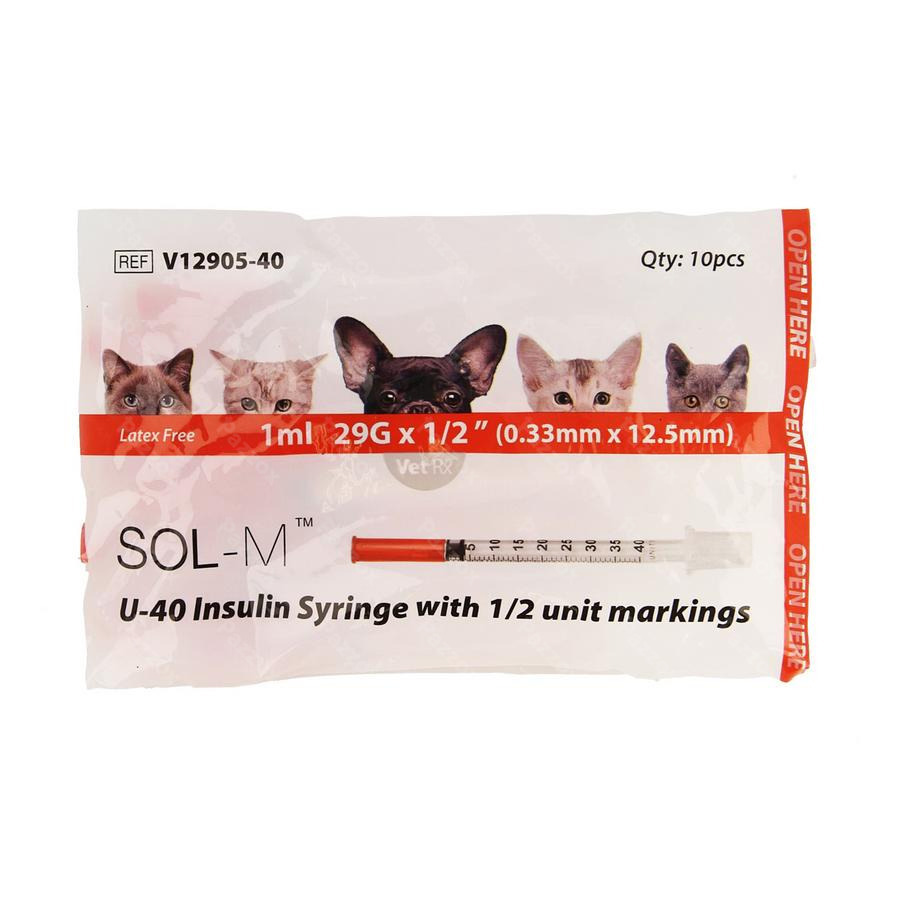 Caninsulin Insulinespuit Leeg 40ui 10