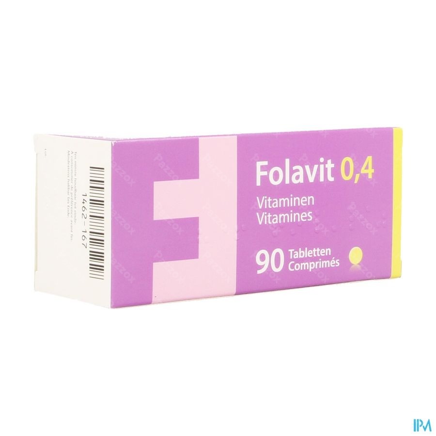 Folavit 0,4mg Tabl 90 X 0,4mg Cfr 3761517