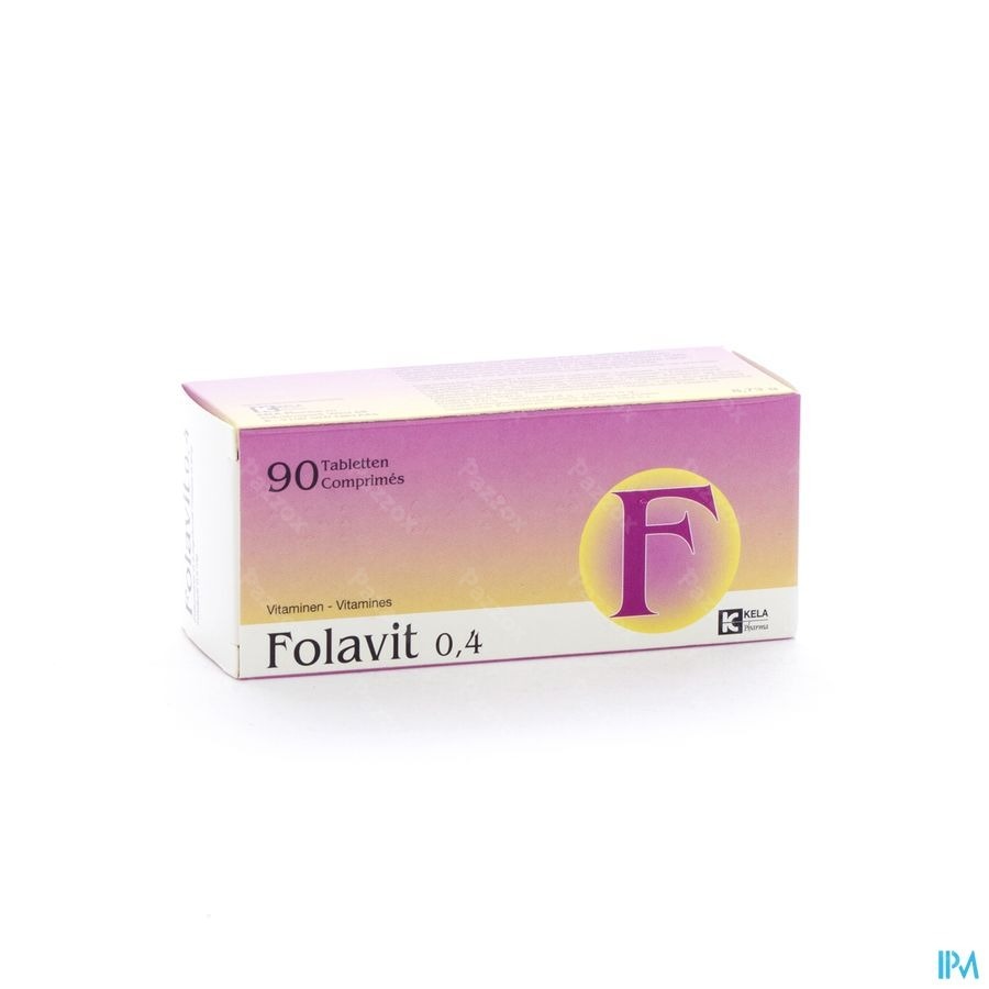Folavit 0,4mg Tabl 90 X 0,4mg Cfr 3761517