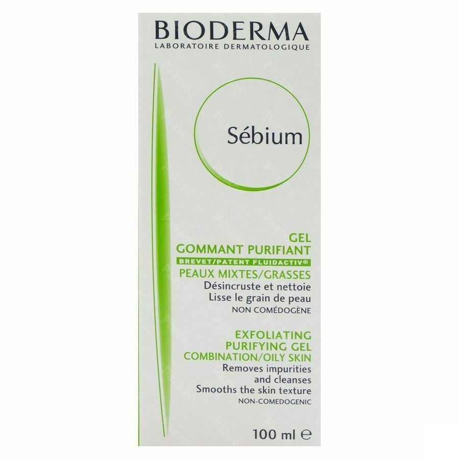 Bioderma Sebium Gommant Gel Peau Grasse 100ml