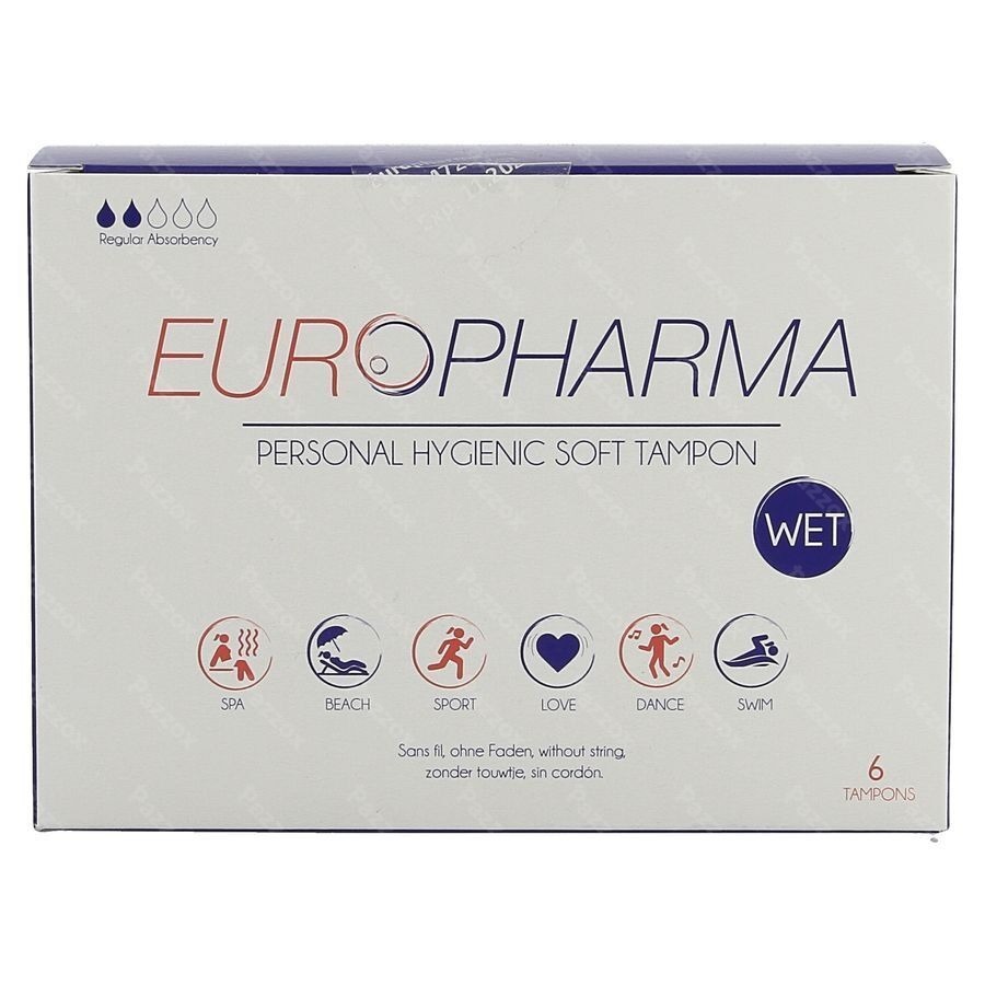 Europharma Tampons Lubrifiant 6