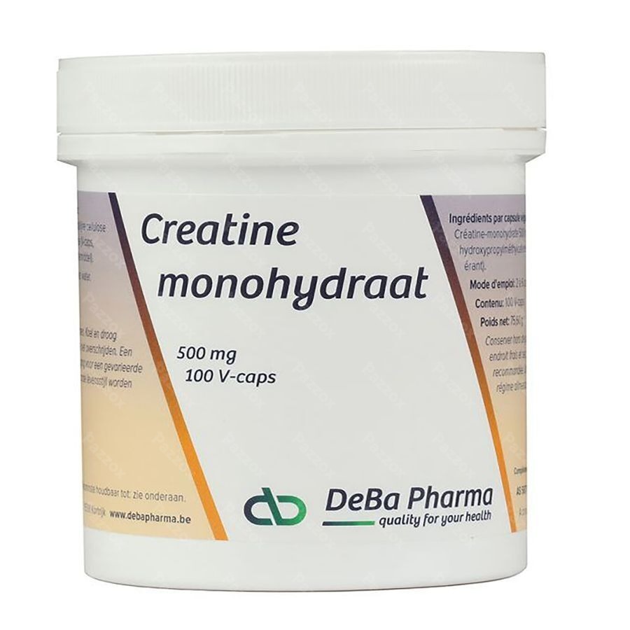 Creatine Monohydraat Caps 100x500mg Deba