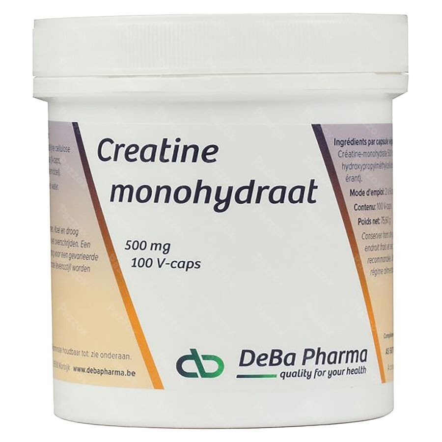 Creatine Monohydraat Caps 100x500mg Deba