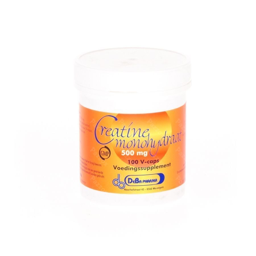 Creatine Monohydraat Caps 100x500mg Deba