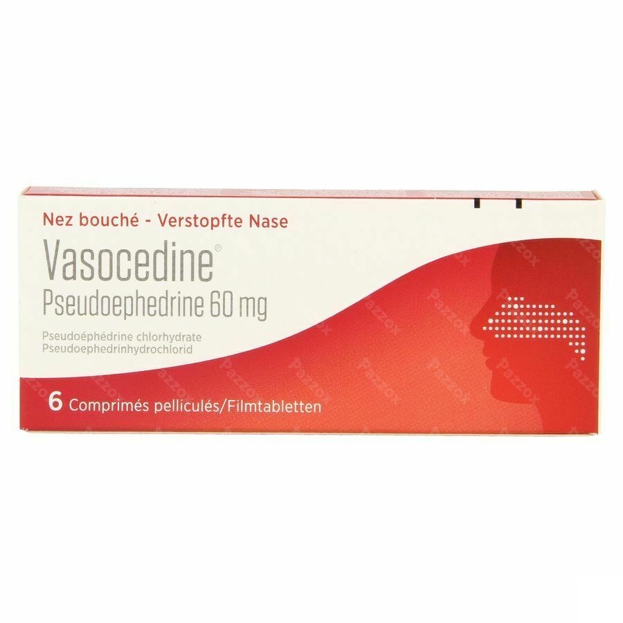 Vasocedine Pseudoefedrine Comp Pell 6