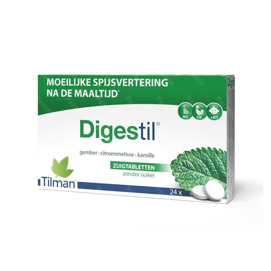 Digestil Moeilijke Spijsvertering 24 Zuigtabletten
