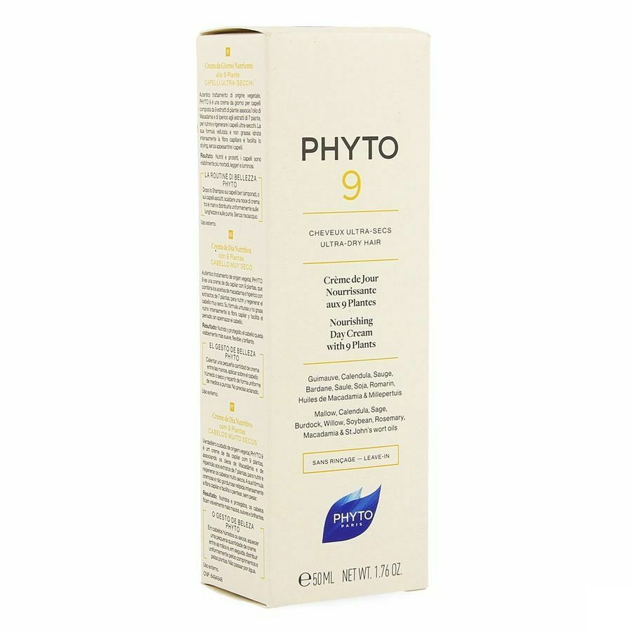 Phyto 9 Cr Jour Chev Tres Secs 50ml