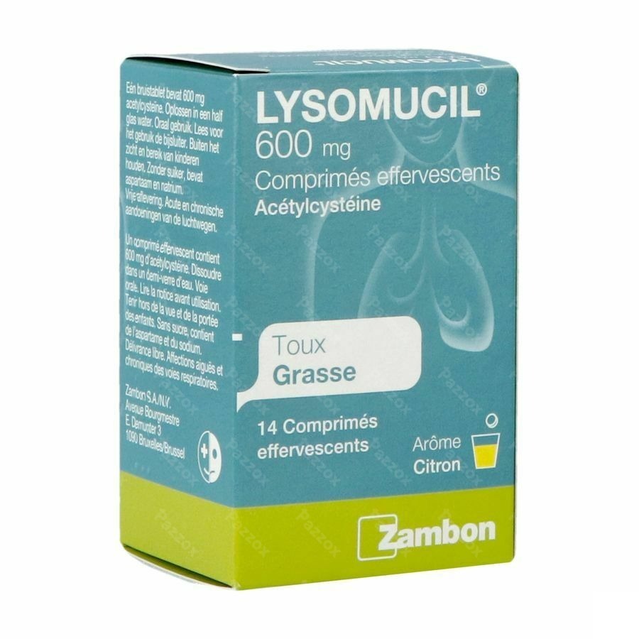 Lysomucil 600 Comp Eff 14 X 600mg