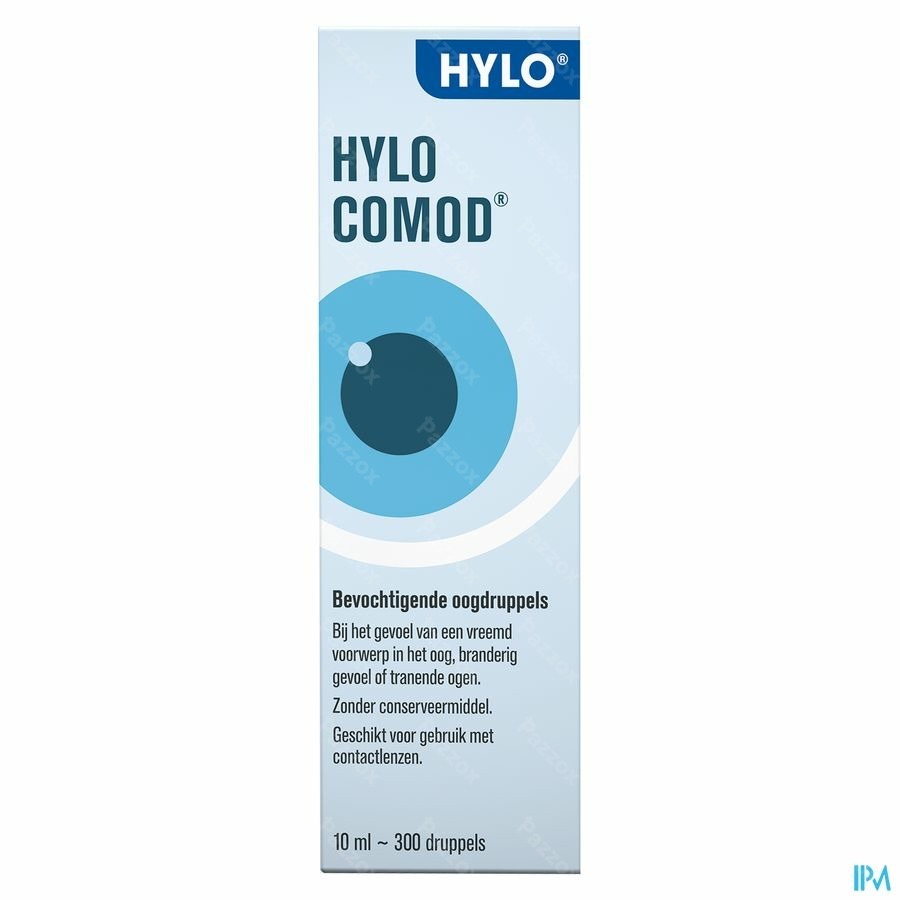 Hylo Comod Bevochtigende Oogdruppels bij Droge Ogen 10ml
