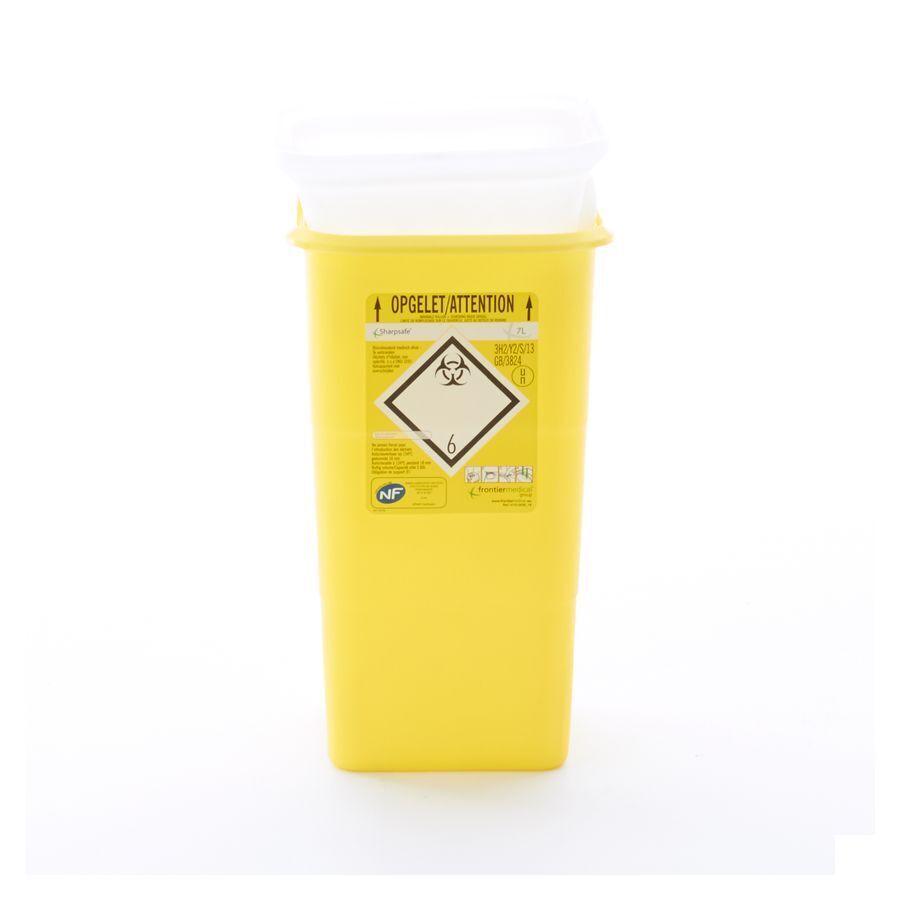 Sharpsafe Container Aiguilles 7l 4110 Pazzox, pharmacie en ligne
