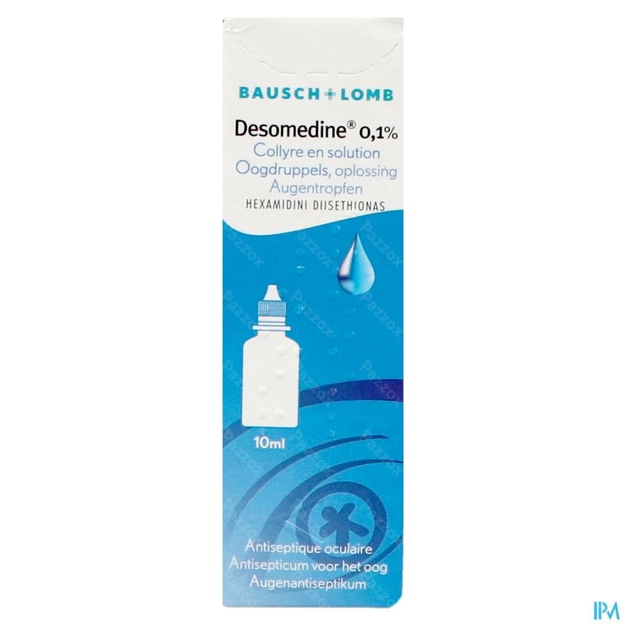 Desomedine 0,1 % Collyre Fl 10ml