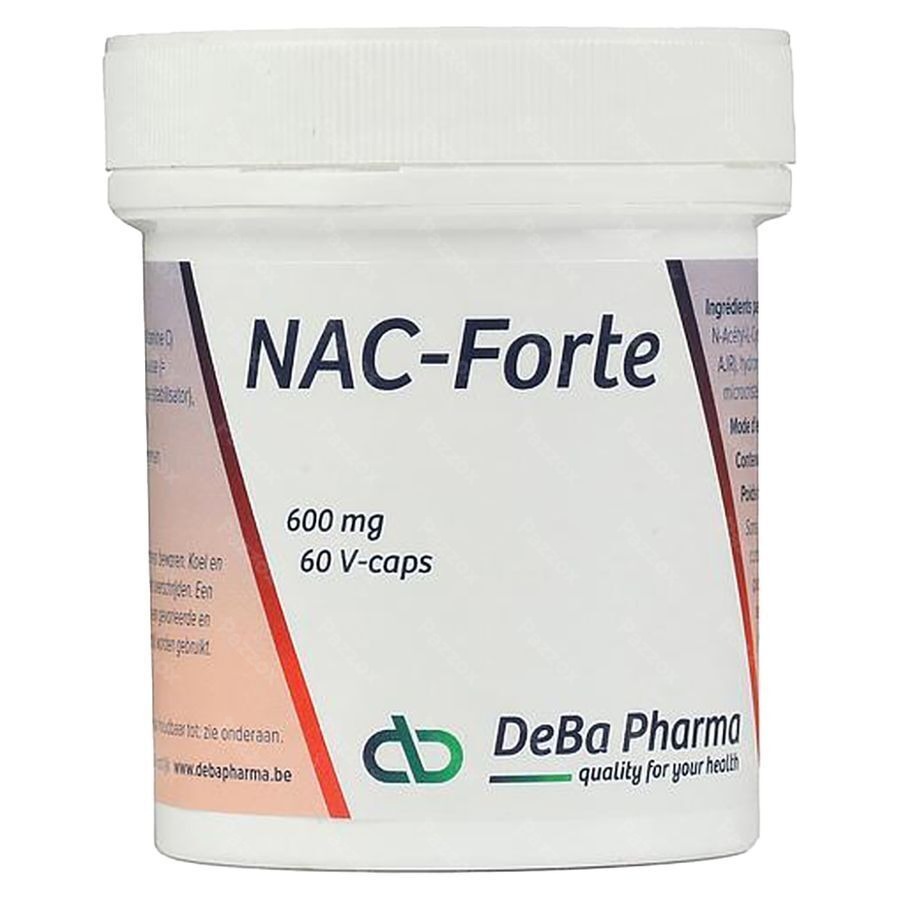 DeBa Pharma NAC-Forte 120 vegetarische capsules