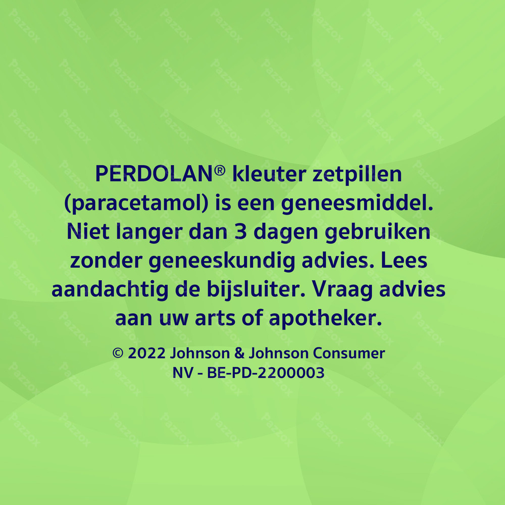 Perdolan Kleuters Zetpillen 12x200mg