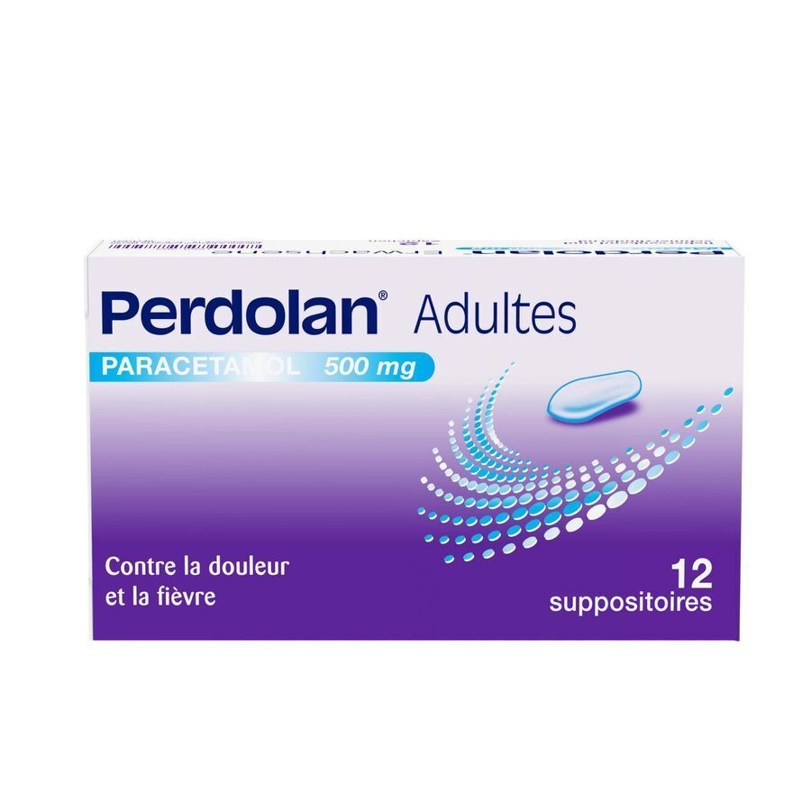 Perdolan Supp Ad 12x500mg