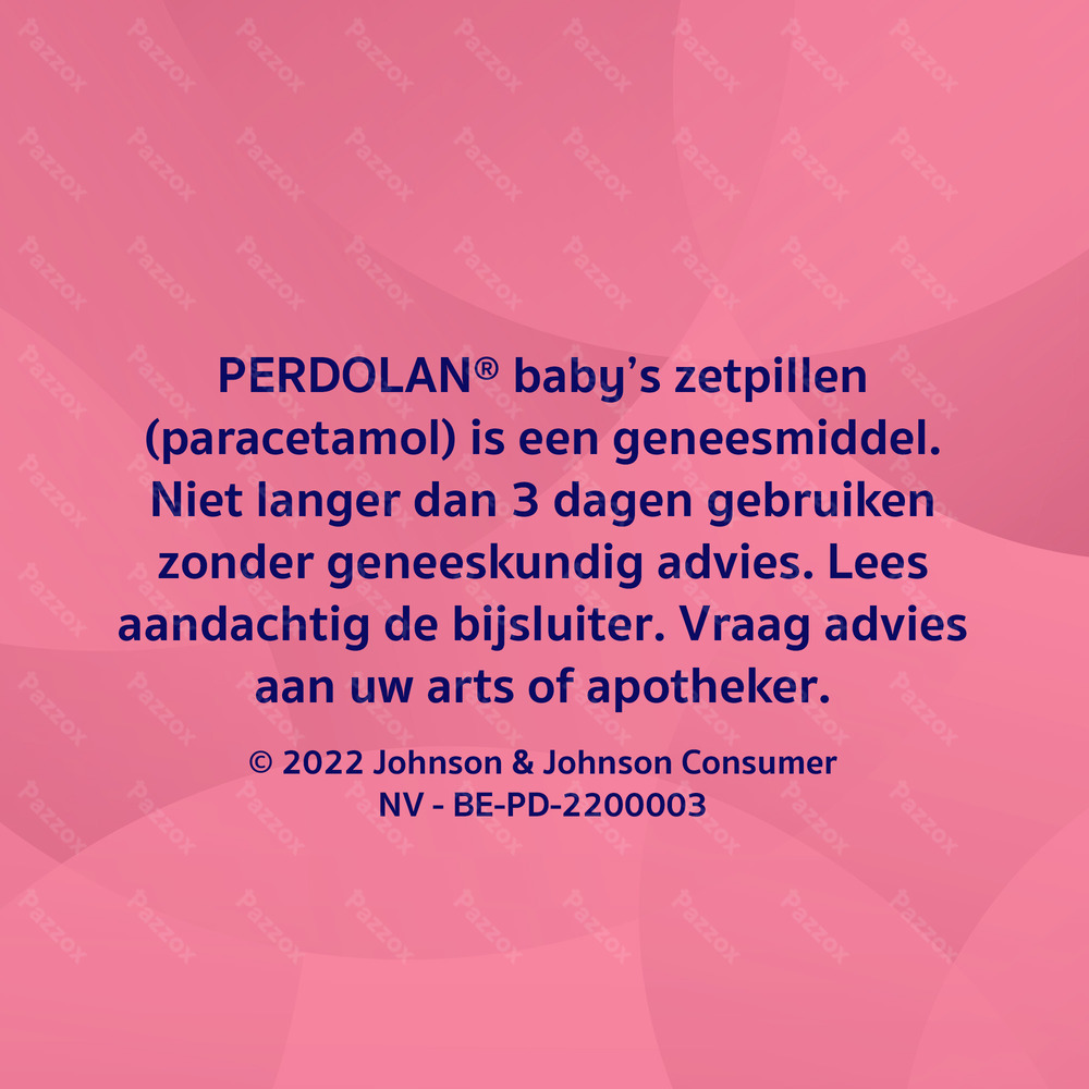 Perdolan Baby's zetpillen Koortswerend en Pijnstillend 12x100mg