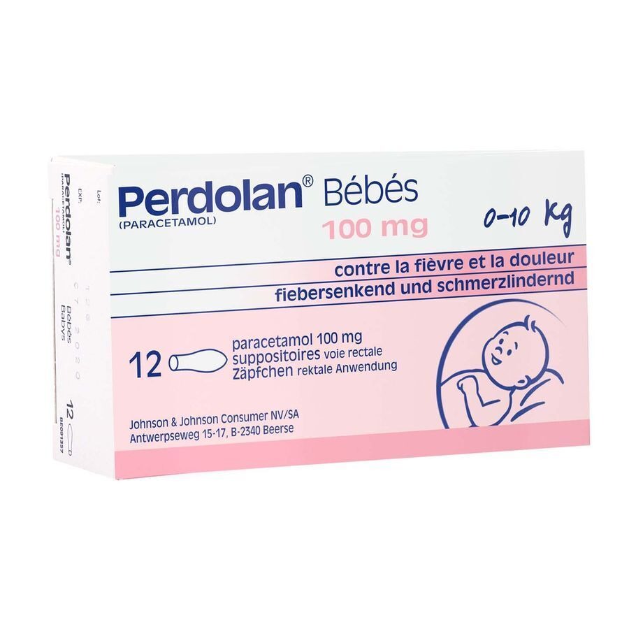 Perdolan Supp Baby 12x100mg