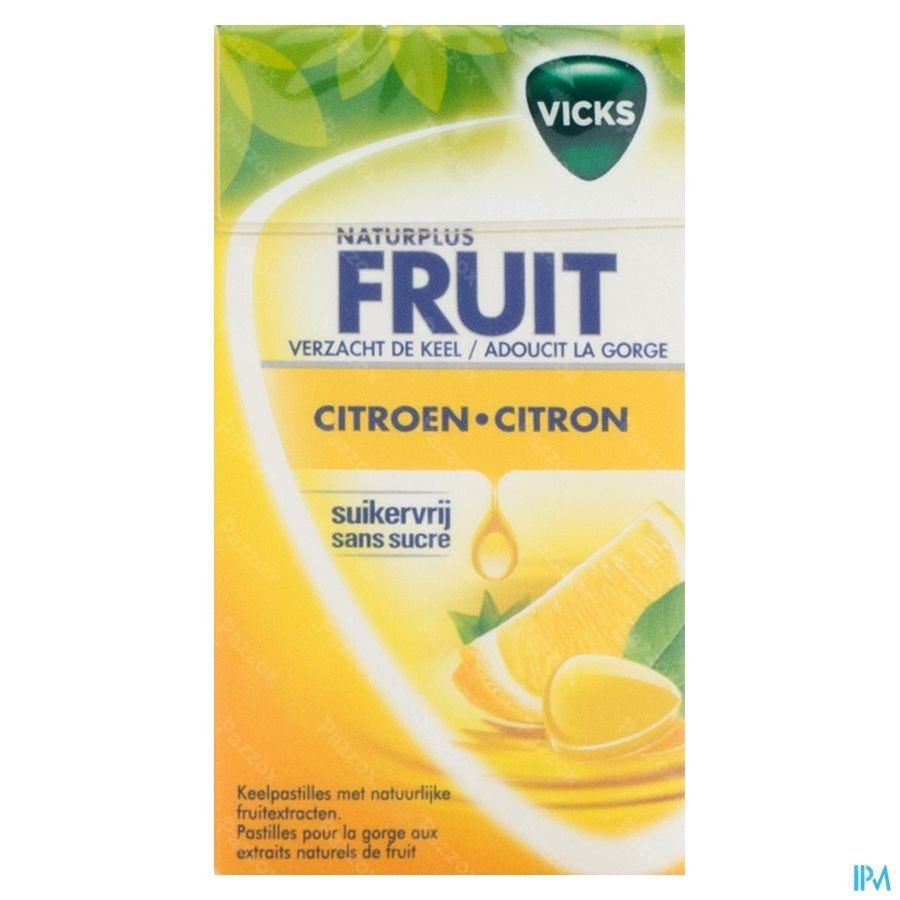 Vicks Lemon+c S/sucre 40g Box