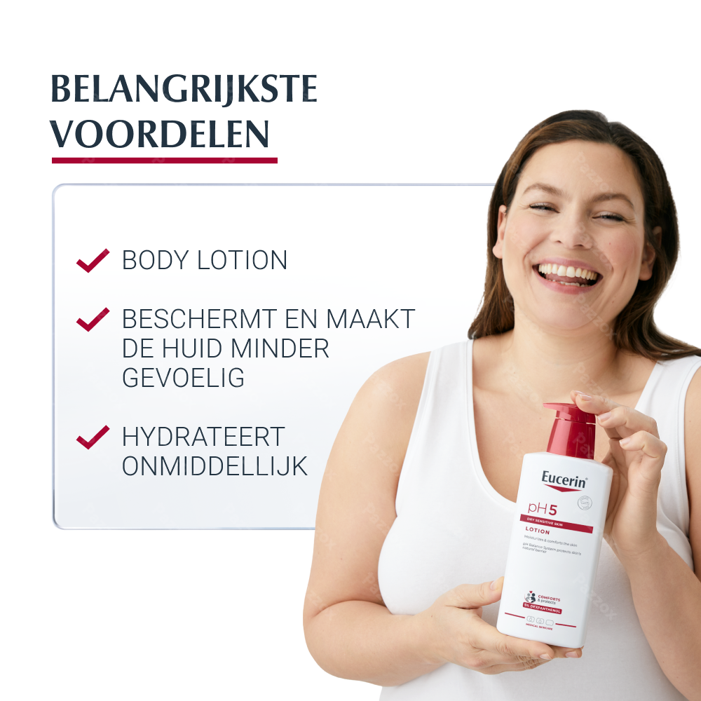 Eucerin pH5 Bodylotion Droge en Gevoelige Huid Pompfles 400ml