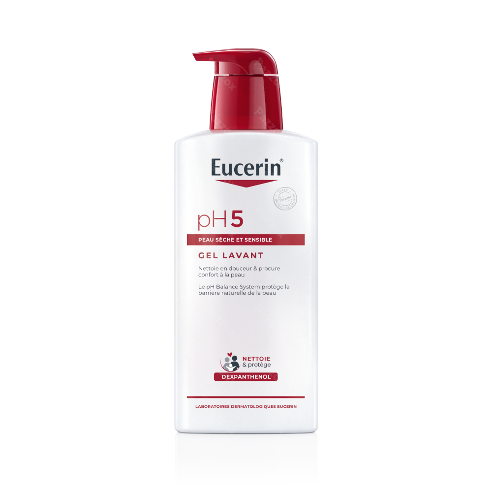 Eucerin pH5 Gel Lavant Peau Sèche et Sensible avec pompe 400ml