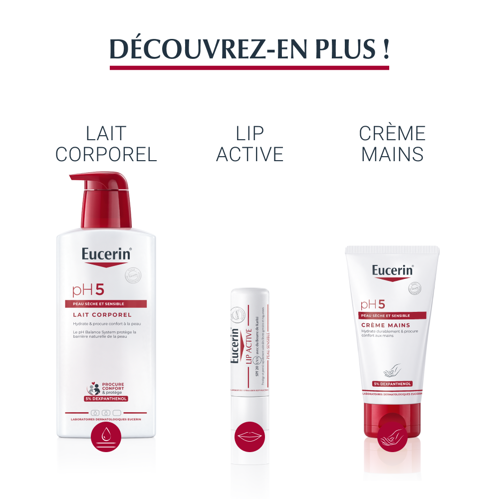 Eucerin pH5 Gel Lavant Peau Sèche et Sensible avec pompe 400ml
