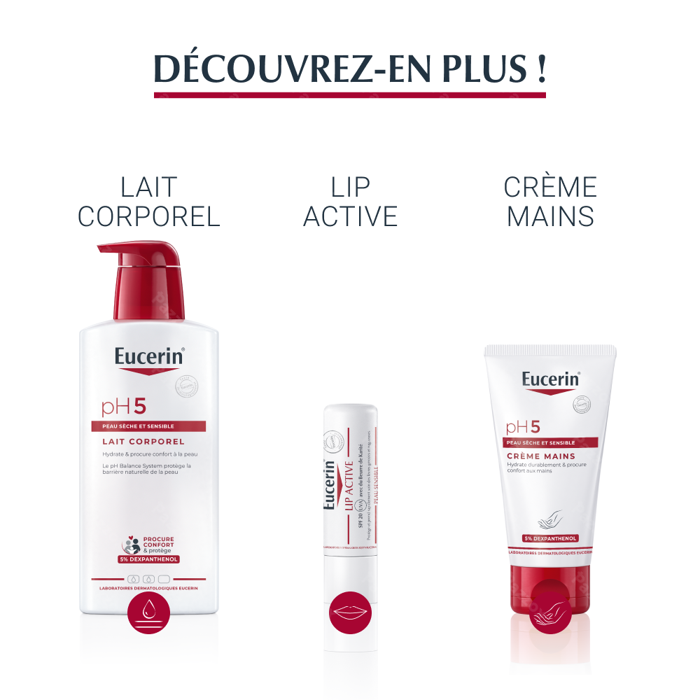Eucerin pH5 Gel Lavant Peau Sèche et Sensible avec pompe