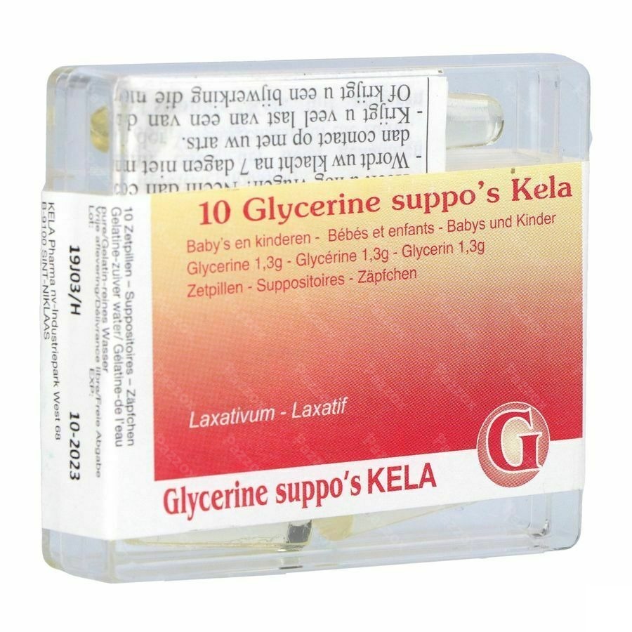 Glycerine Kela Pharma Baby - Inf Supp 10