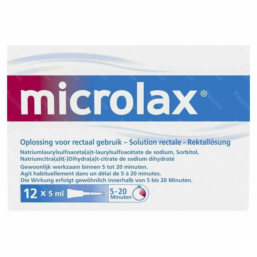Microlax Microlavement 12 x 5ml