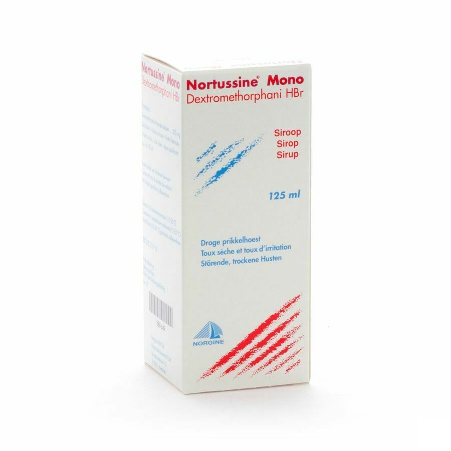 Nortussine Mono 2mg/ml Droge Hoest 125ml