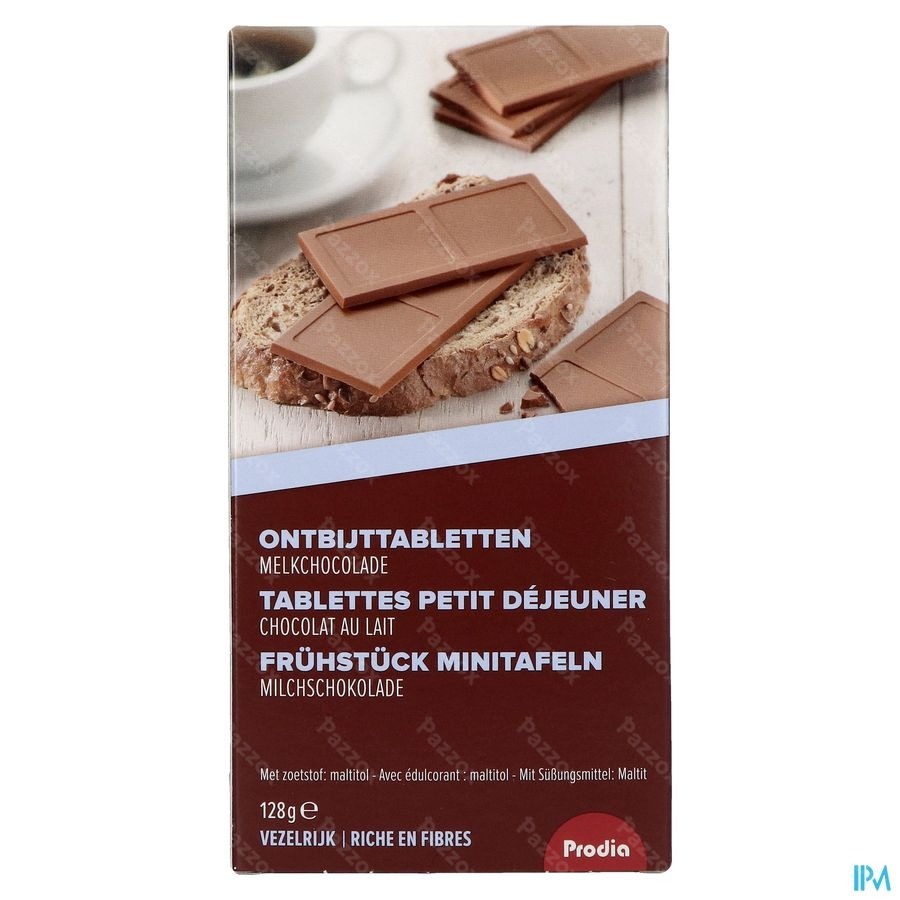 Prodia Ontbijttablet Melkchoco 16x8g 5895 Revogan