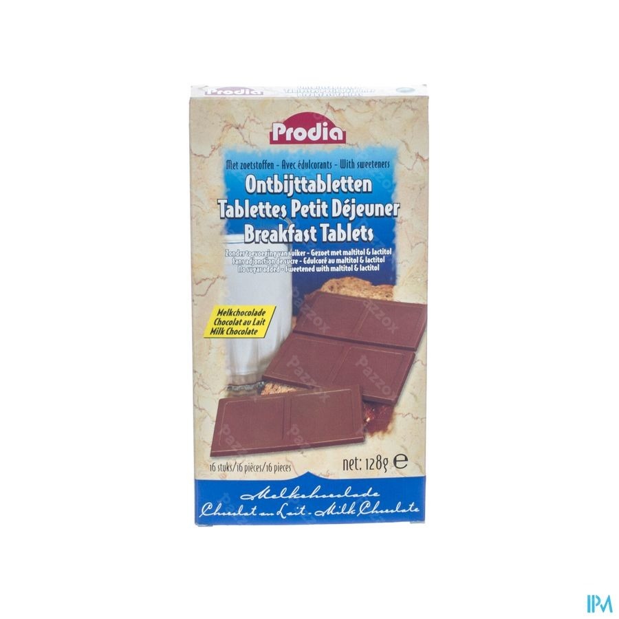 Prodia Tablette Petit Dej.choco.lait 16x8g Revogan