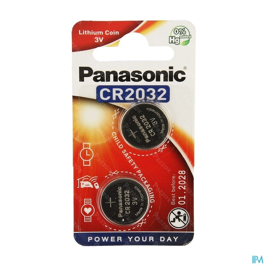 Panasonic Batterie Cr2032 3v 2