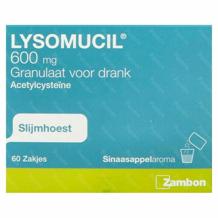 Lysomucil 600mg 60 Zakjes