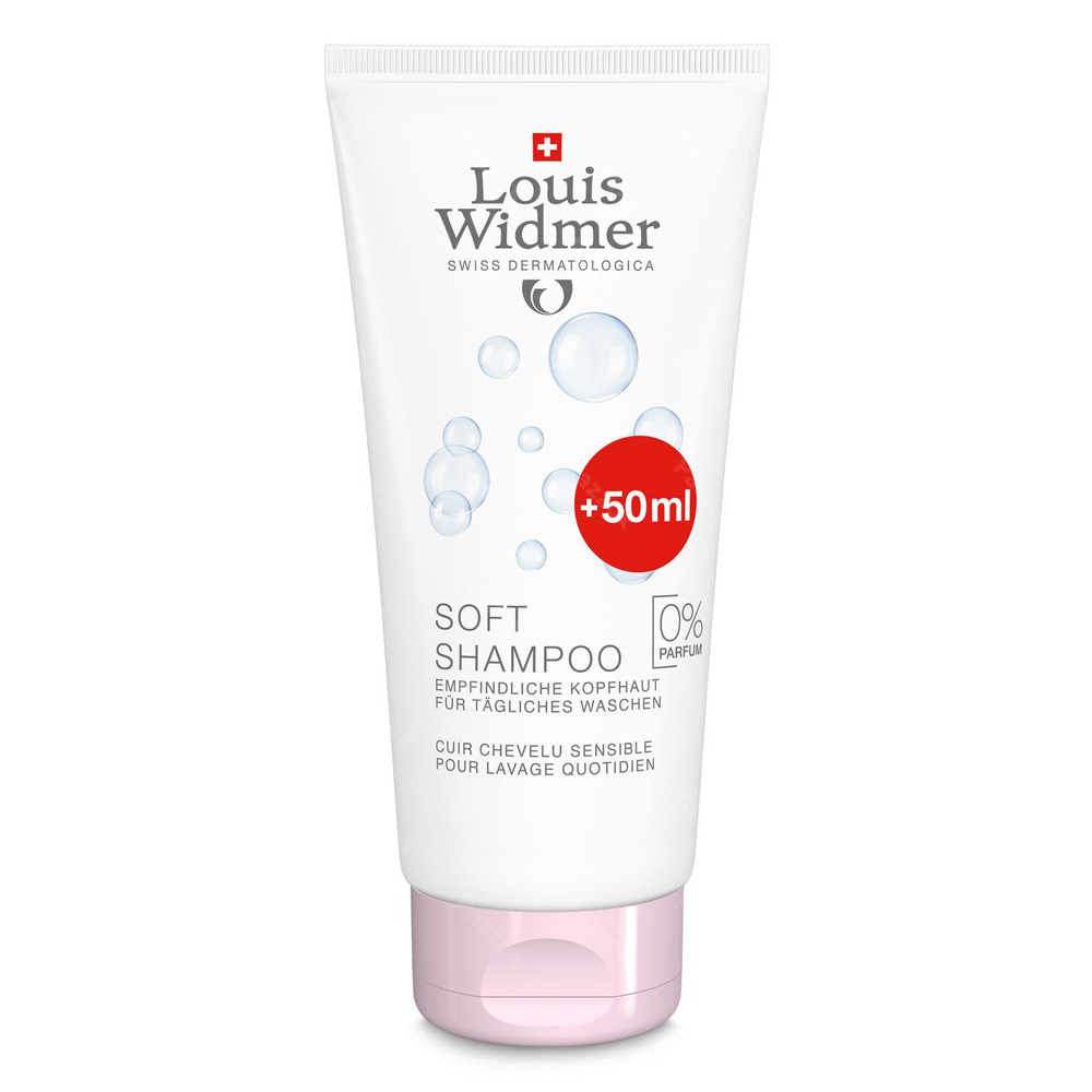 Louis Widmer Soft Shampoo Zonder Parfum 150ml + 50ml Gratis 
