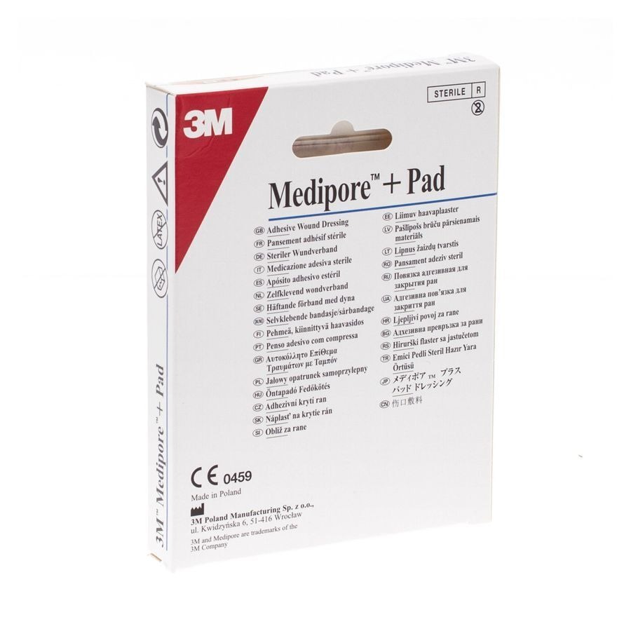 Medipore + Pad 3m 5x 7,2cm 5 3562p