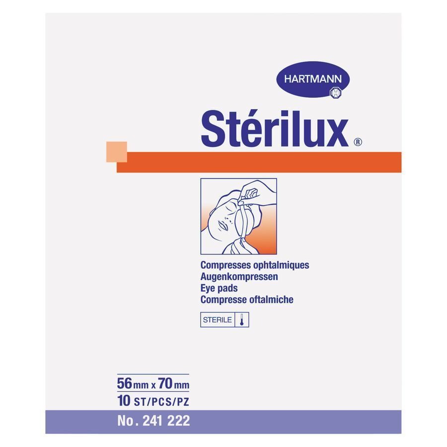 Sterilux Comp.ocul. 56x70 St.10 P/s