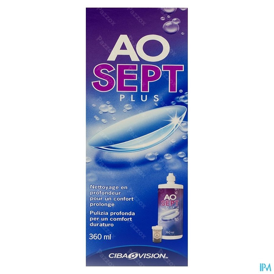 Aosept Plus Tout Lentilles 360ml