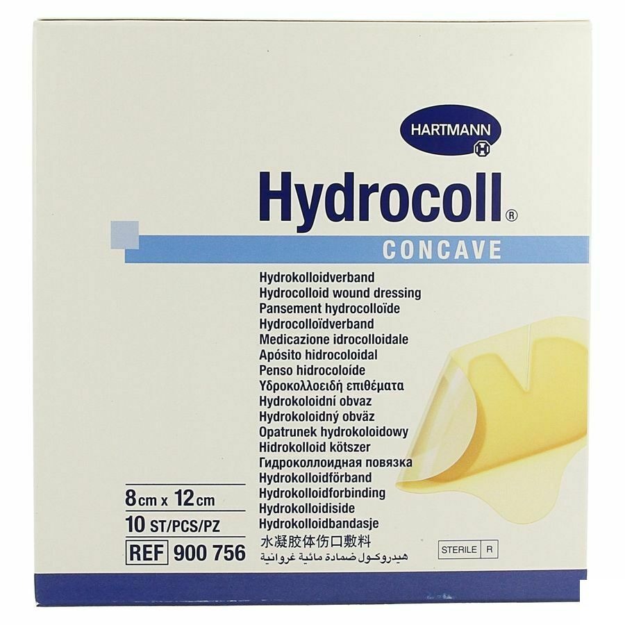 Hydrocoll Concave 8x12cm 10 9007563