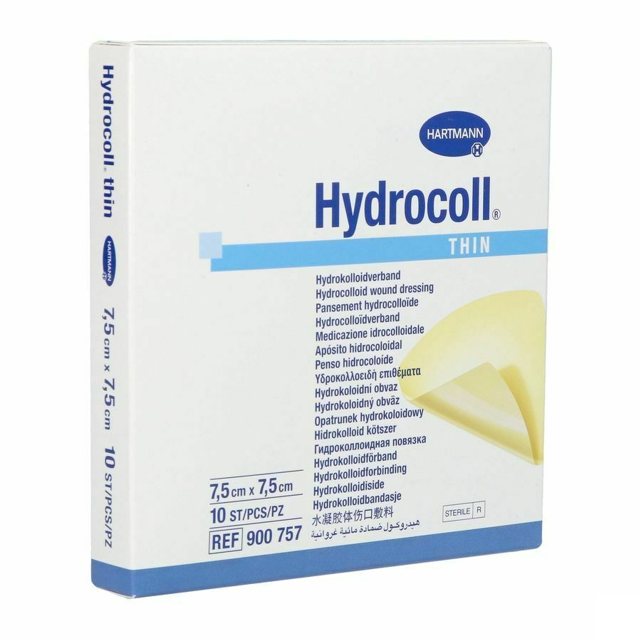 Hydrocoll Thin 7,5x 7,5cm 10 9007571