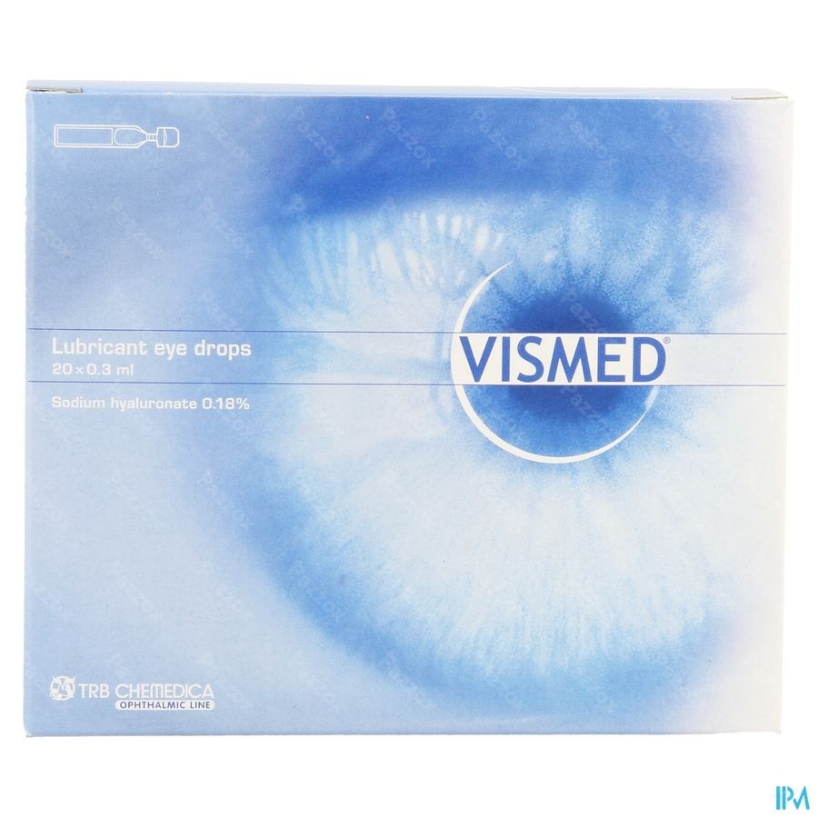 Vismed Lubrifiant Oculaire 0,18% Fl 20 X 0,3ml
