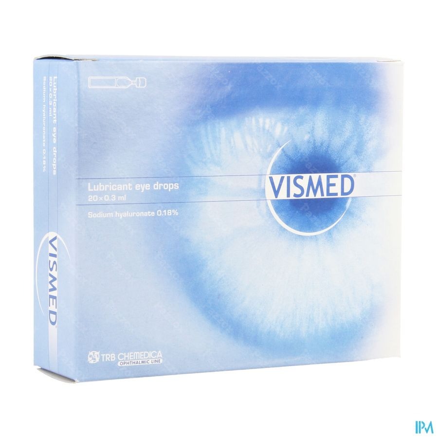 Vismed Lubrifiant Oculaire 0,18% Fl 20 X 0,3ml